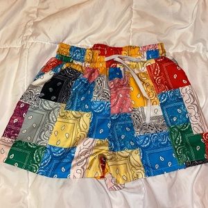 bandanna shorts